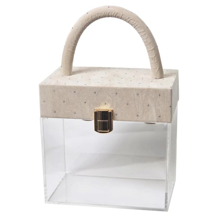 BORSETTA PLEXI CREMA H.16